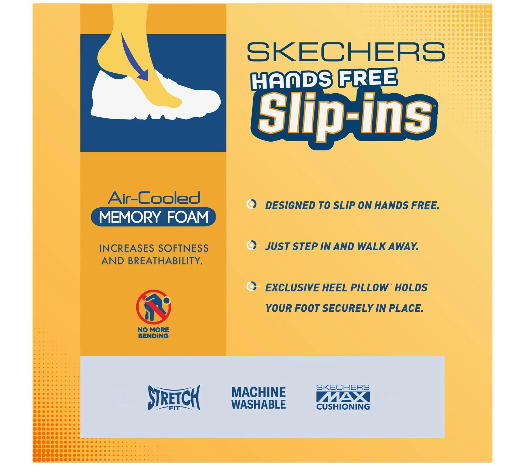 "As Is" Skechers Slip-Ins GOwalk Travel Washable Shoes- Fiji