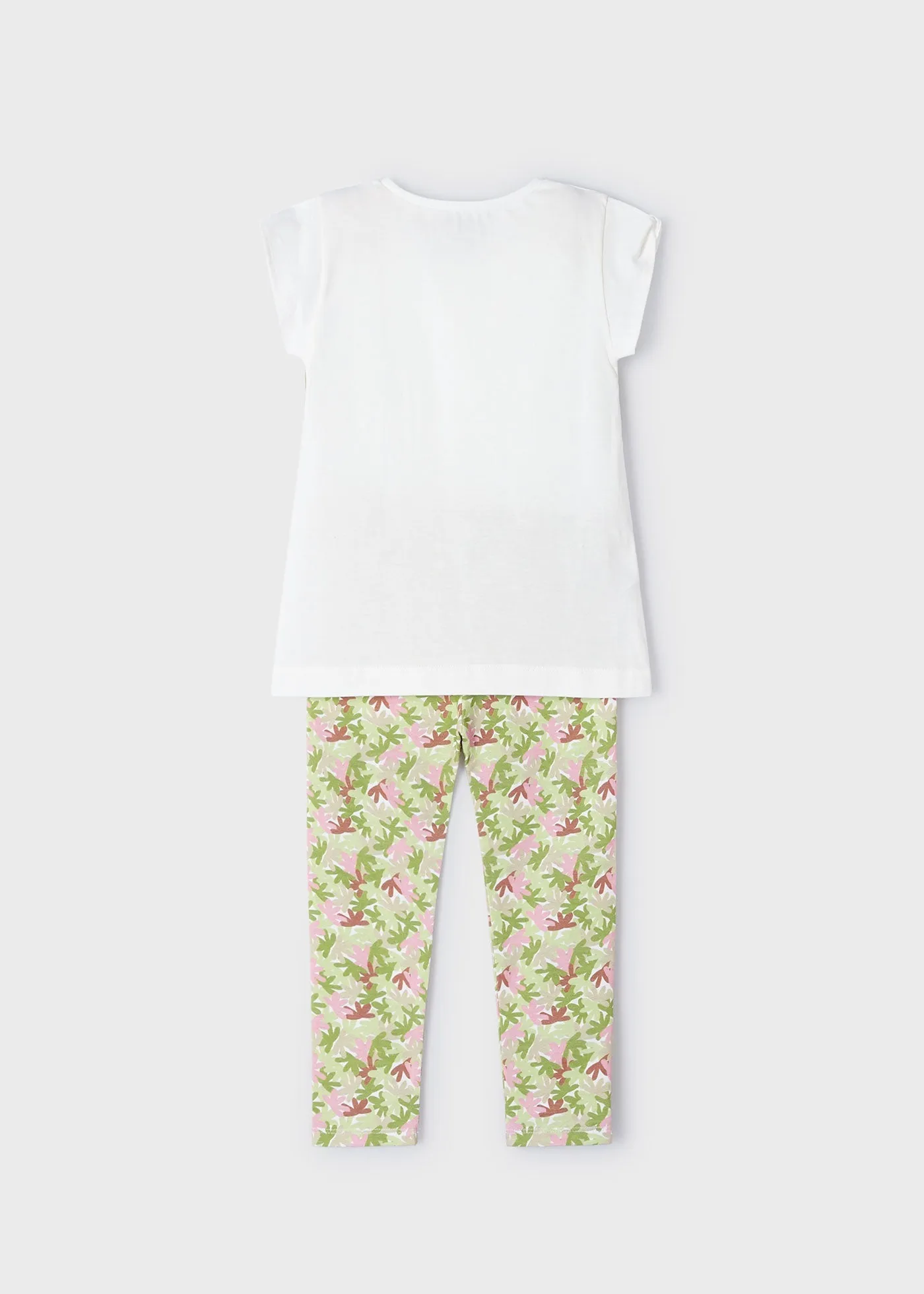 3797 - Leggings set for girl - Apple