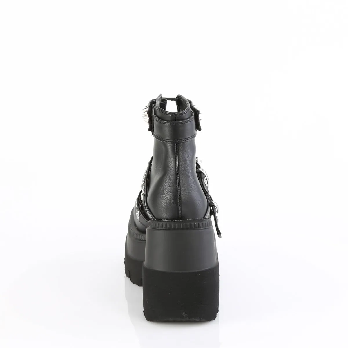 4 Inch Platform SHAKER-62 Black Pu