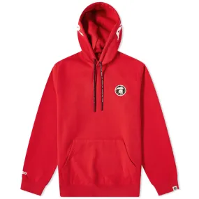 AAPE Hood Logo Popover HoodyRed