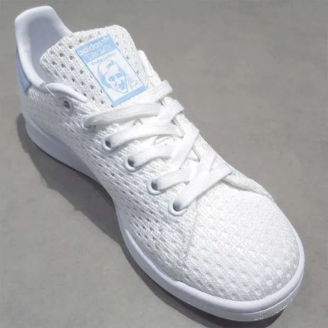 Adidas originals stan smith w s82257 white/blue womens shoes