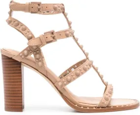 Ash Kabuki Bis 100mm leather sandals Neutrals