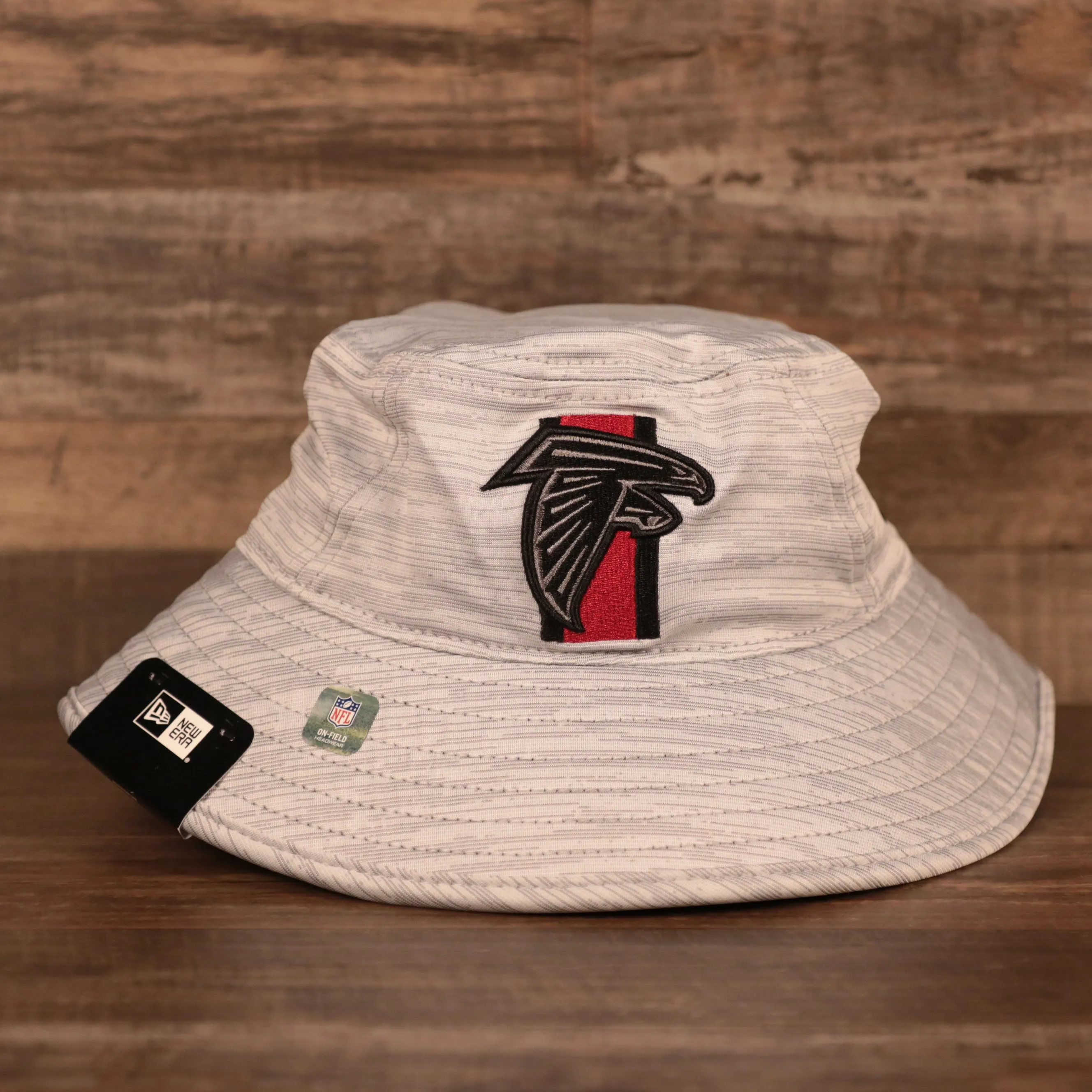 Atlanta Falcons 2021 NFL on Field Training Camp Gray Bucket Hat | Falcons 2021 On Field Boonie Hat