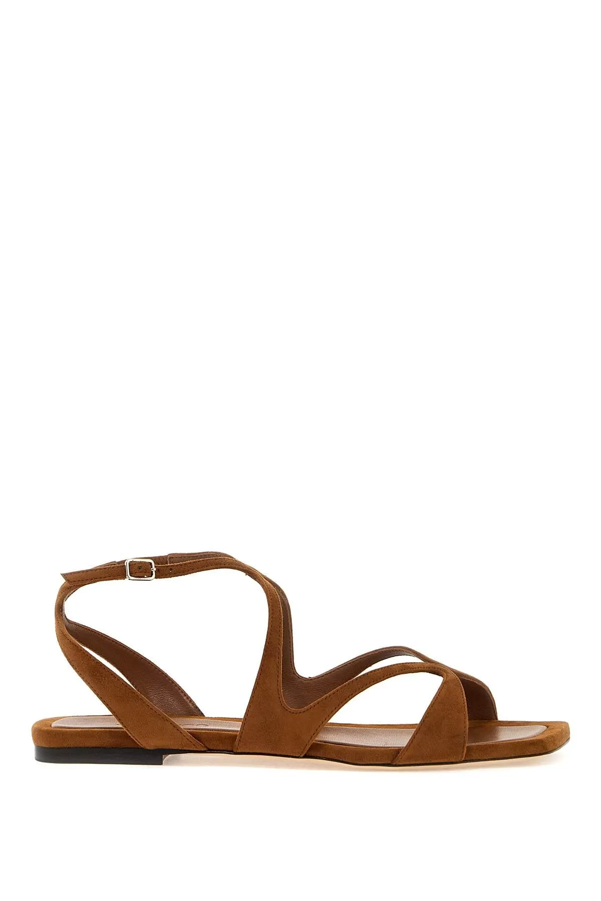 ayla flat suede leather sandals AYLA FLAT SUE TAN