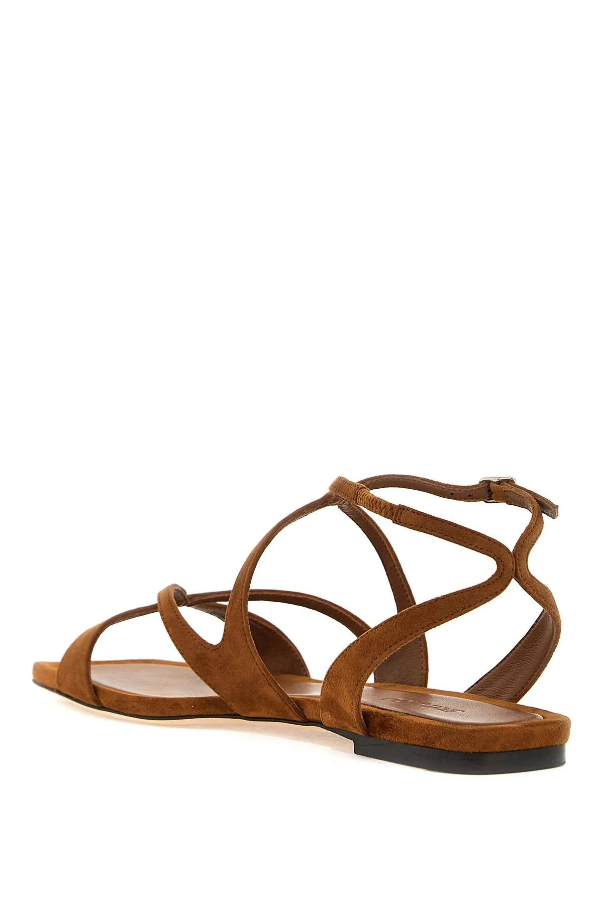 ayla flat suede leather sandals AYLA FLAT SUE TAN