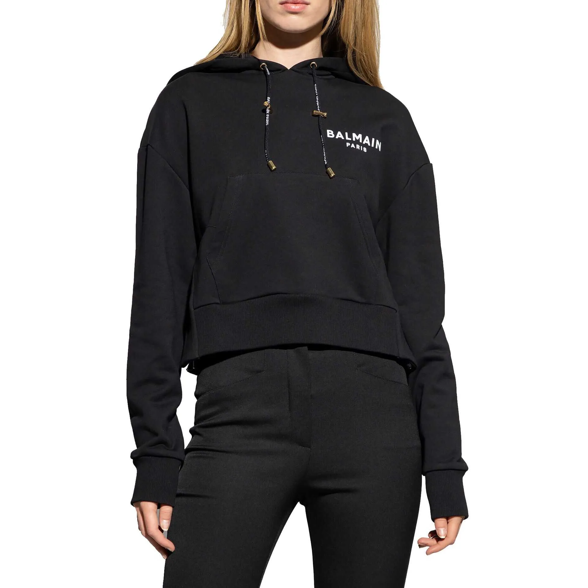 BALMAIN  |Balmain Balmain Cropped Sweatshirt