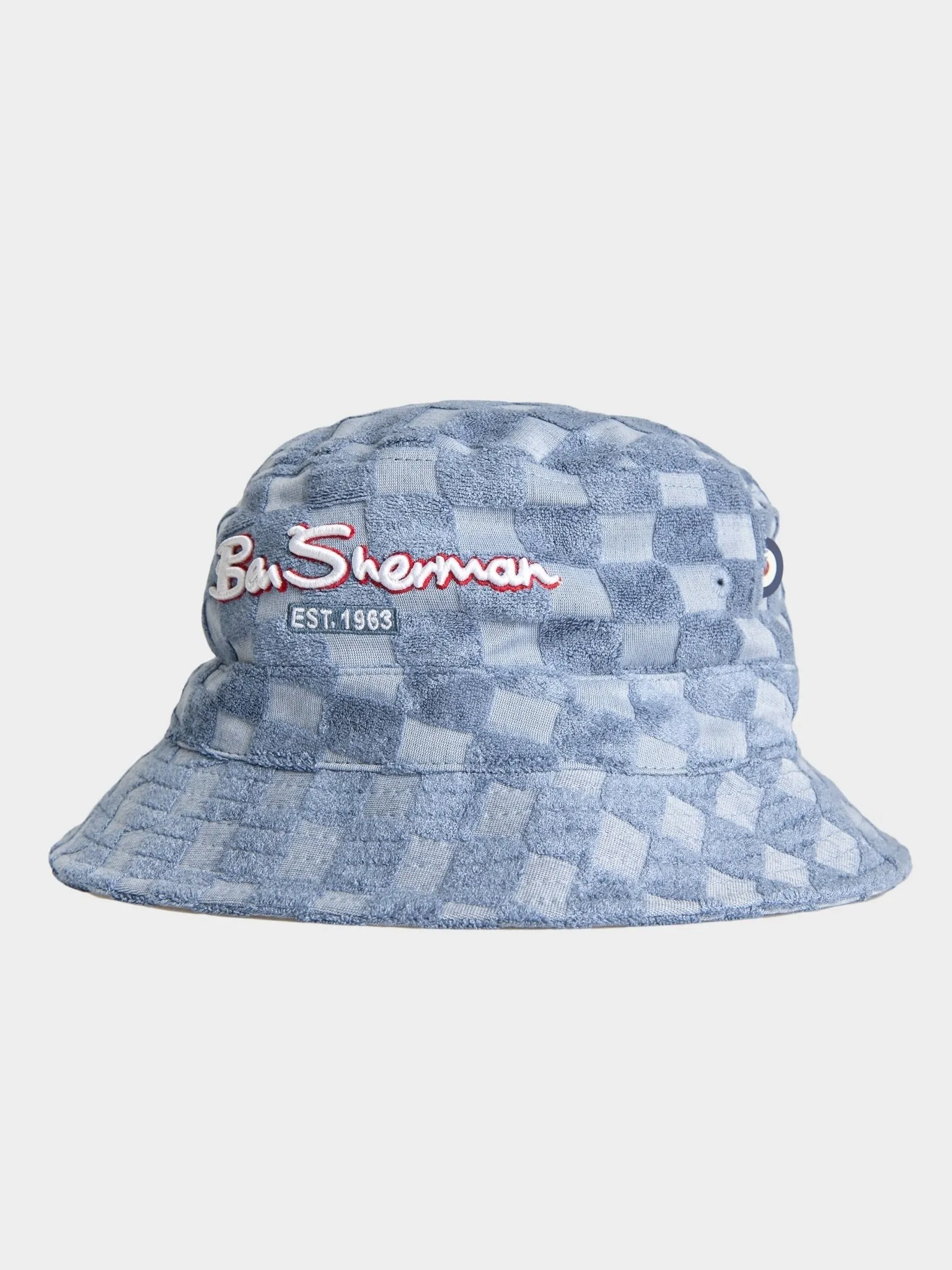 Ben Sherman Bshead024 Towelling Bucket Hat Blue