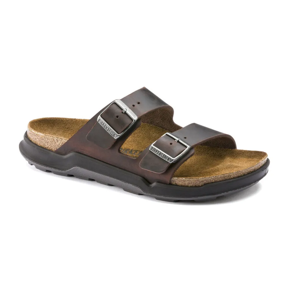 Birkenstock Arizona Rugged Habana Oiled Leather Sandals (Regular)