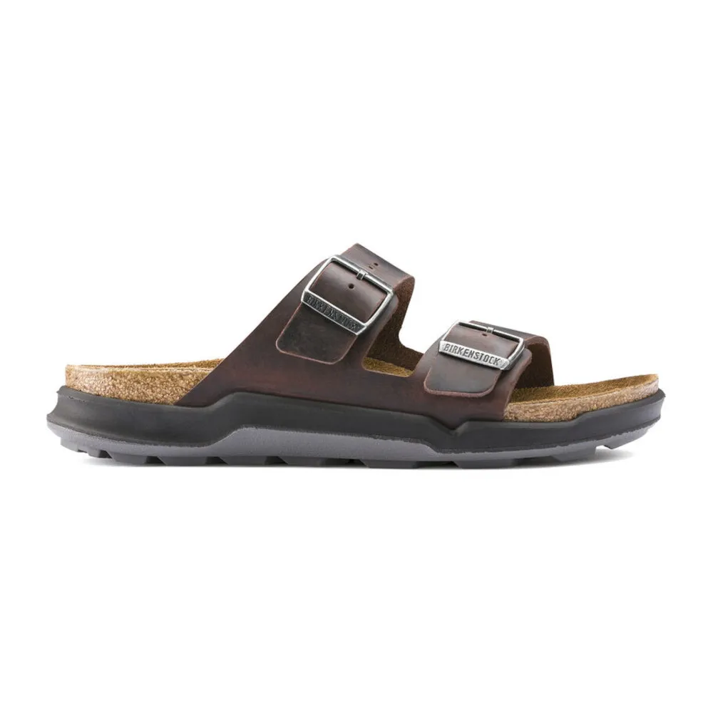 Birkenstock Arizona Rugged Habana Oiled Leather Sandals (Regular)