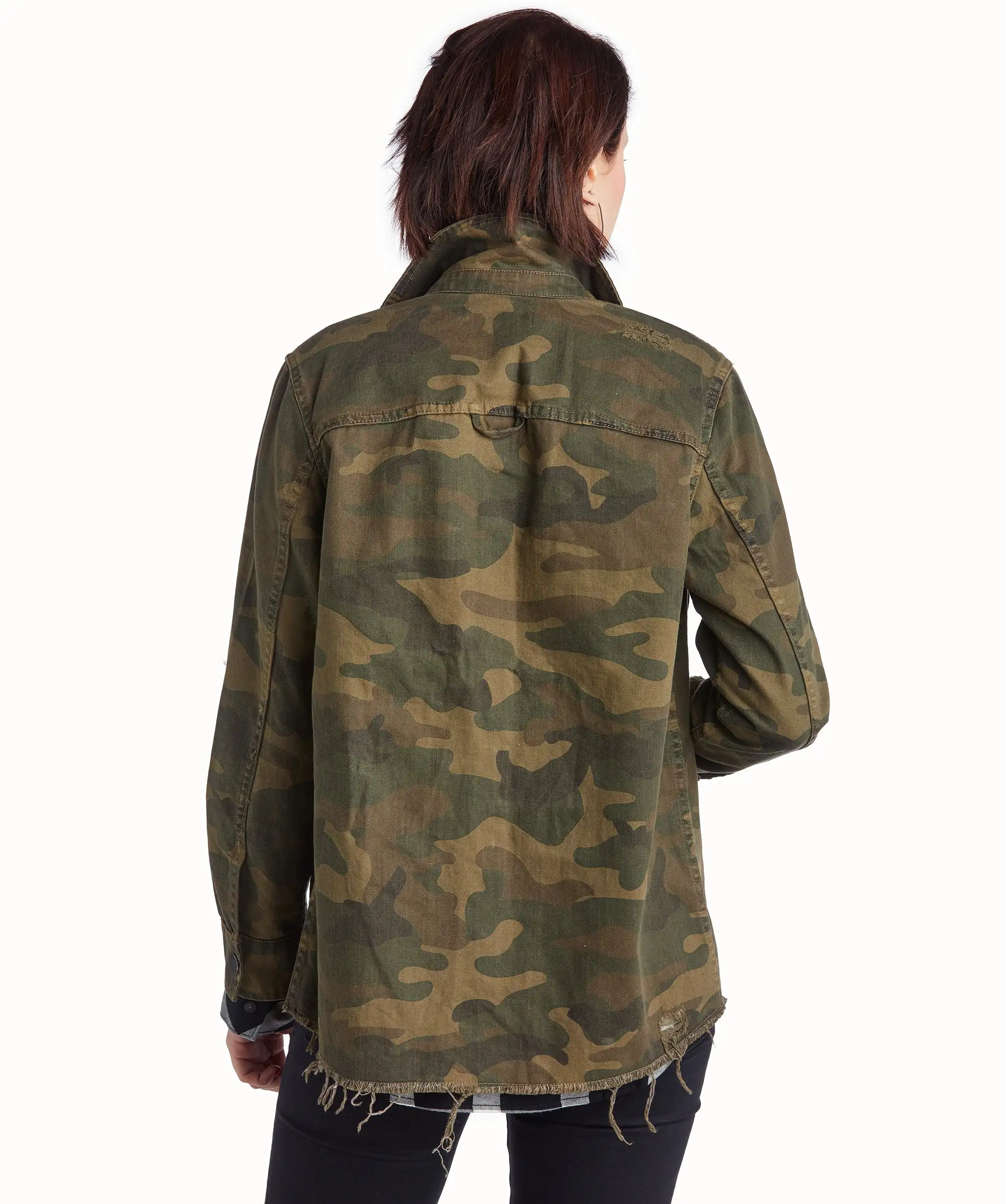 Blank NYC Army Brat Shirt Jacket