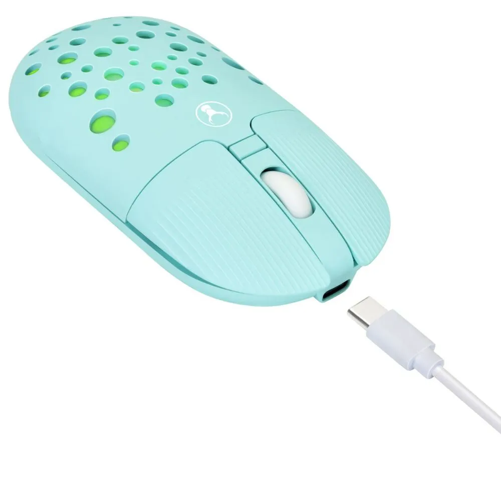 Bonelk Bluetooth/Wireless RGB 4D Mouse, 1200DPI, USB-C, M-270