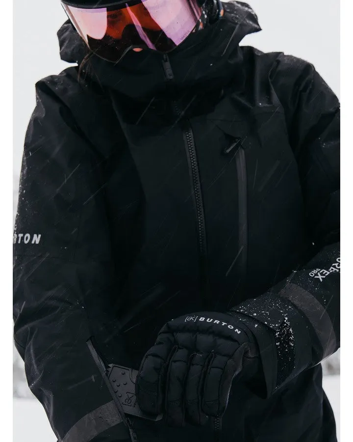 Burton Womens [ak] Tusk Gore-Tex Pro 3L Jacket - True Black - 2023