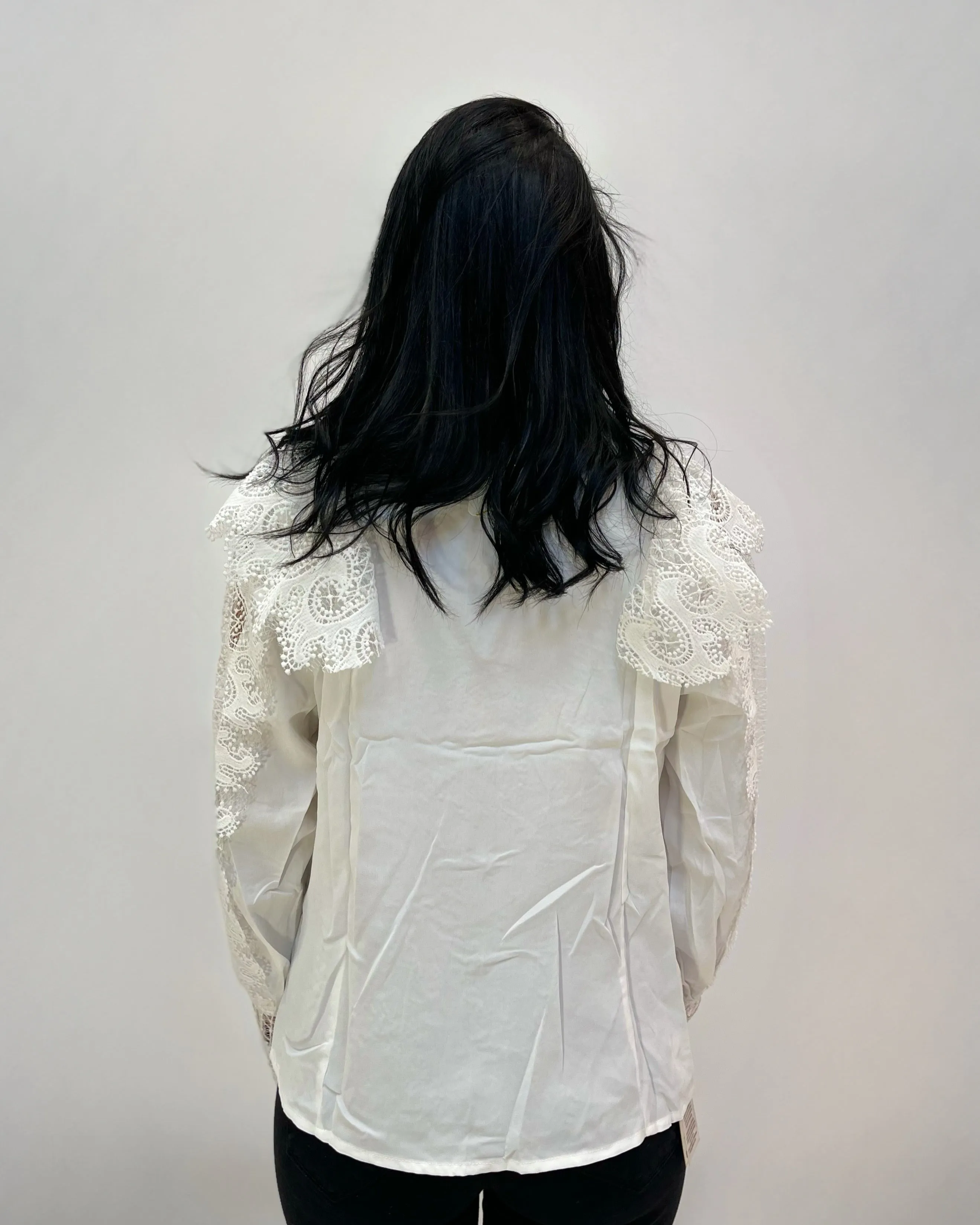 Camicia con pizzo