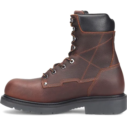 Carolina Men's Dice 8 Comp Toe WP Slip Resistant Work Boot -Brown- CA6512