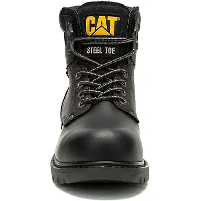 Cat Men's Second Shift Steel Toe WP Slip Resist Work Boot -Black- P91658