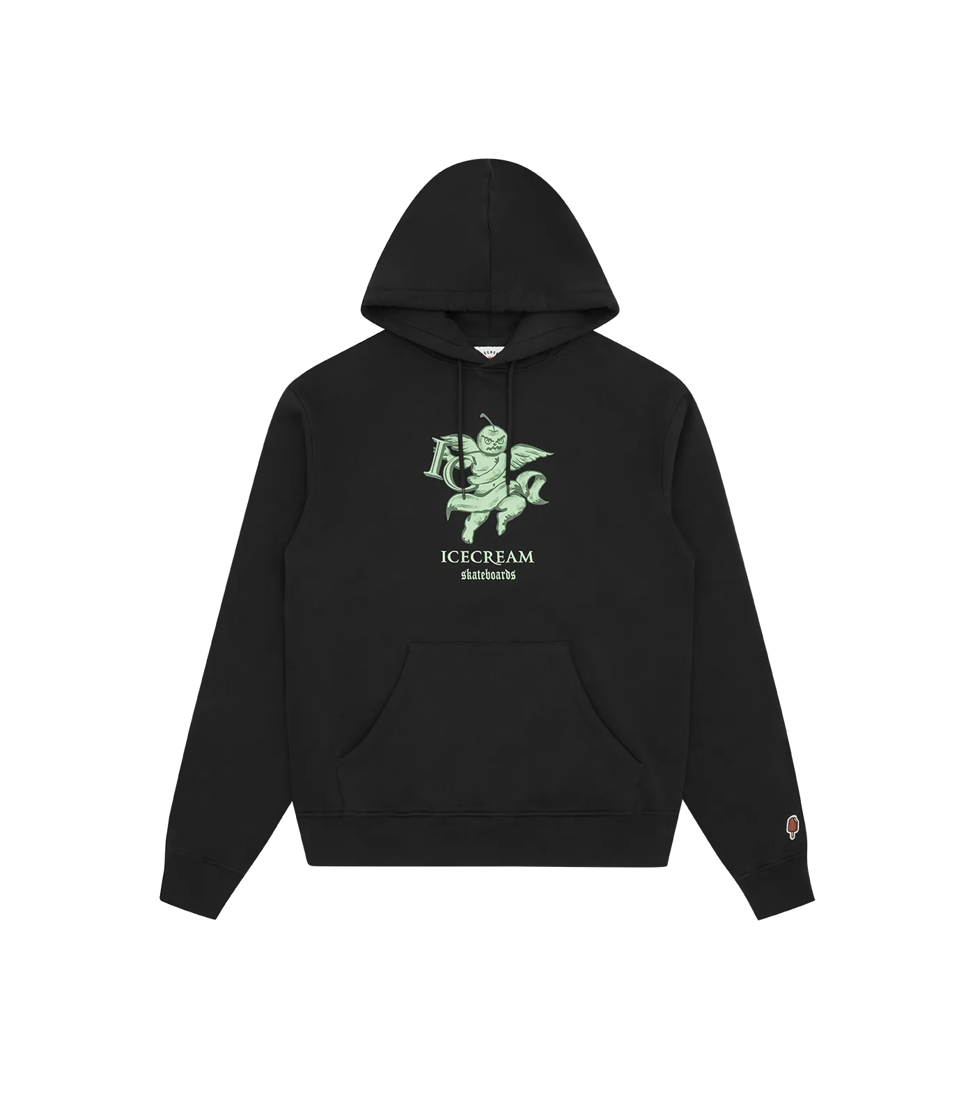 CHERUB POPOVER HOOD - BLACK