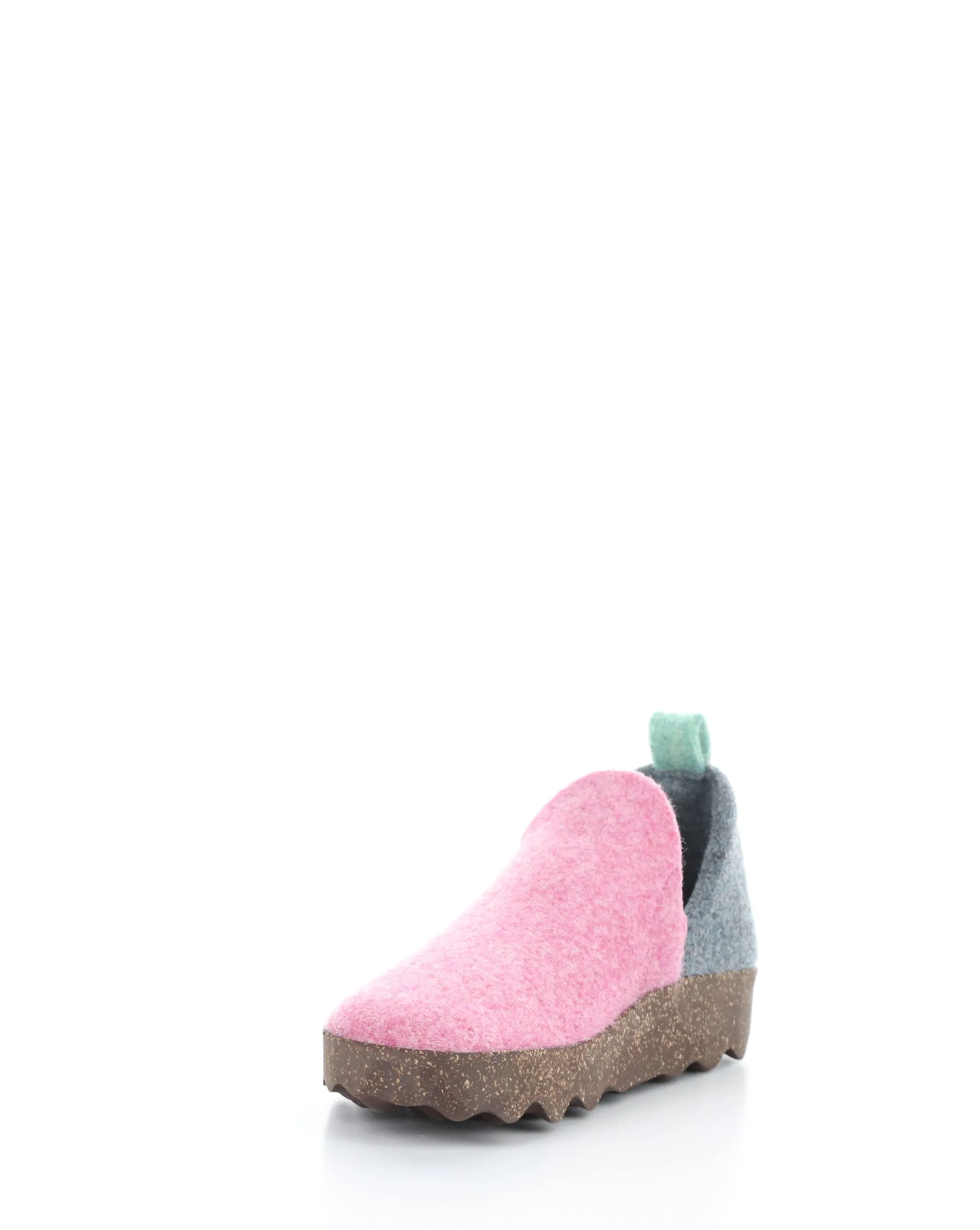 CITY086ASP 020 PINK/GREY BLUE Round Toe Shoes