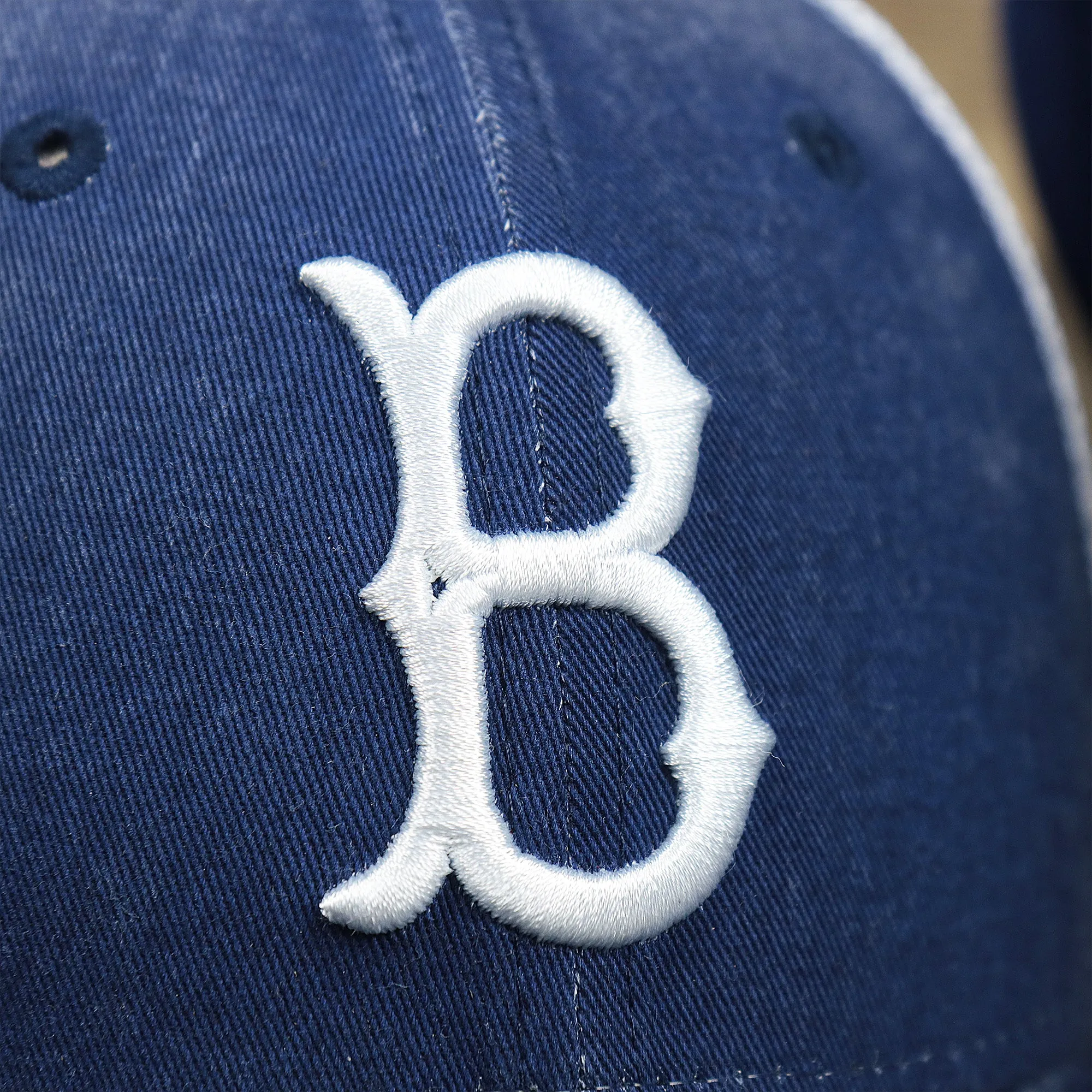 Cooperstown Brooklyn Dodgers 1947s Logo Worn Colorway Mesh Back 9Forty Dad Hat | Royal Blue 9Forty Hat