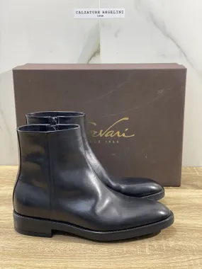 Corvari Stivaletto Chelsea Boot uomo in pelle nera casual boot men ner