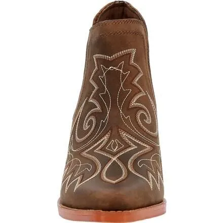 Crush™ by Durango® Women's Coffee Brown Western Fashion Bootie