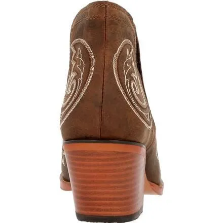 Crush™ by Durango® Women's Coffee Brown Western Fashion Bootie