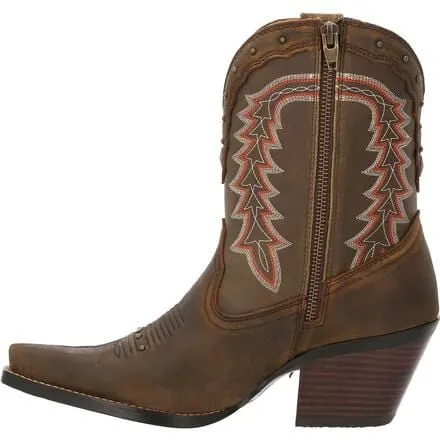 Crush™ by Durango® Women's Roasted Pecan Bootie Western Boot