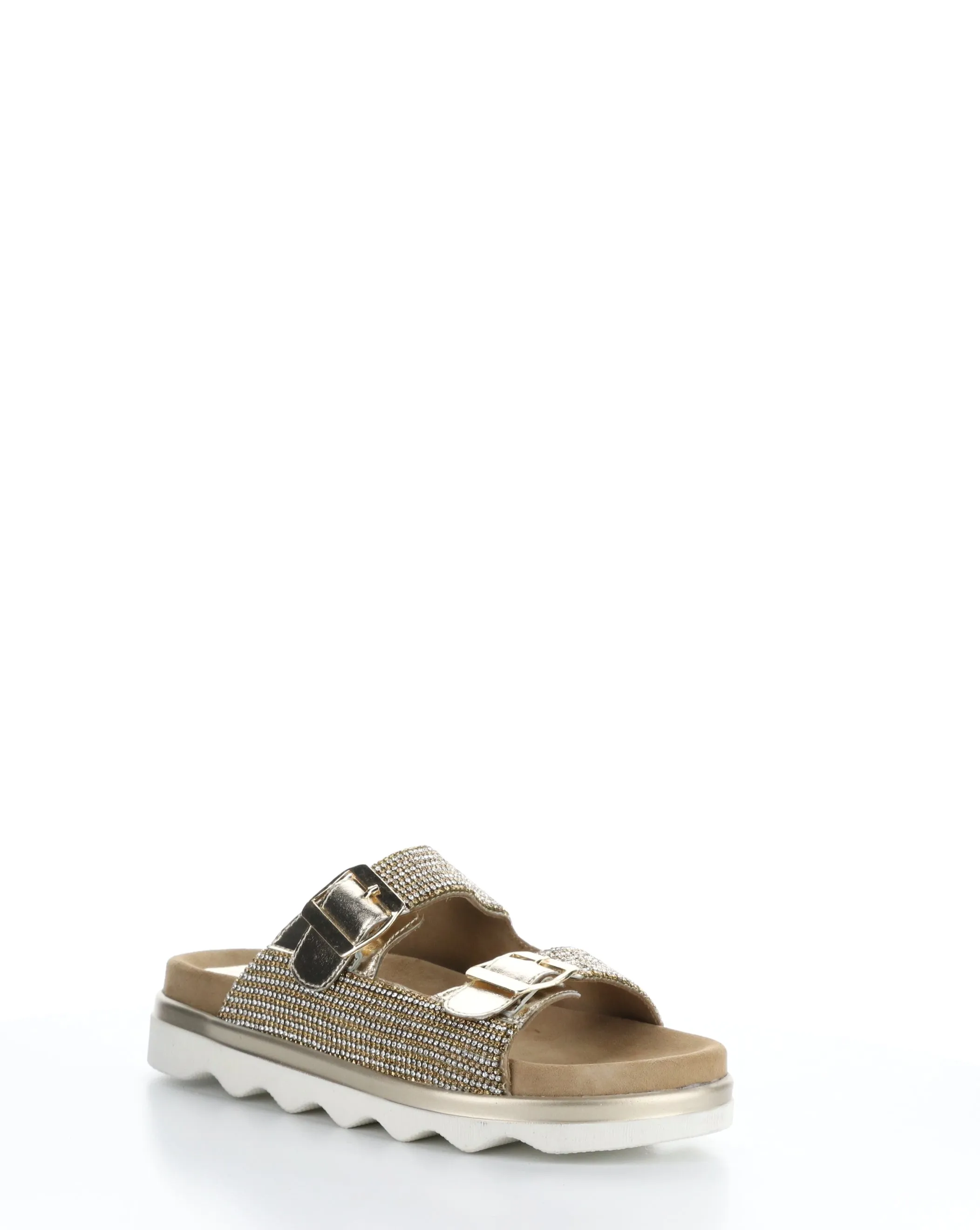 DAHNA GOLD Slip-on Sandals