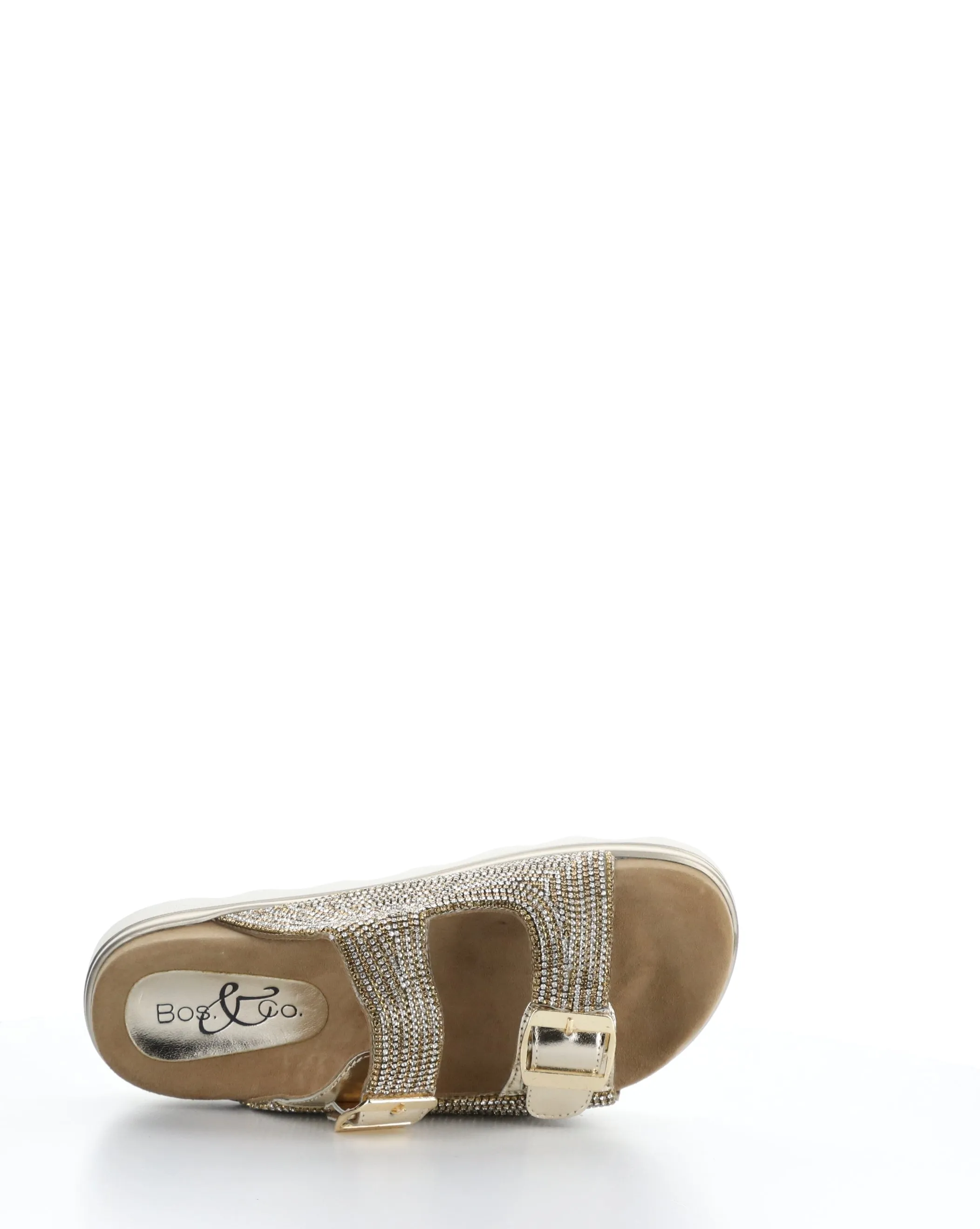 DAHNA GOLD Slip-on Sandals