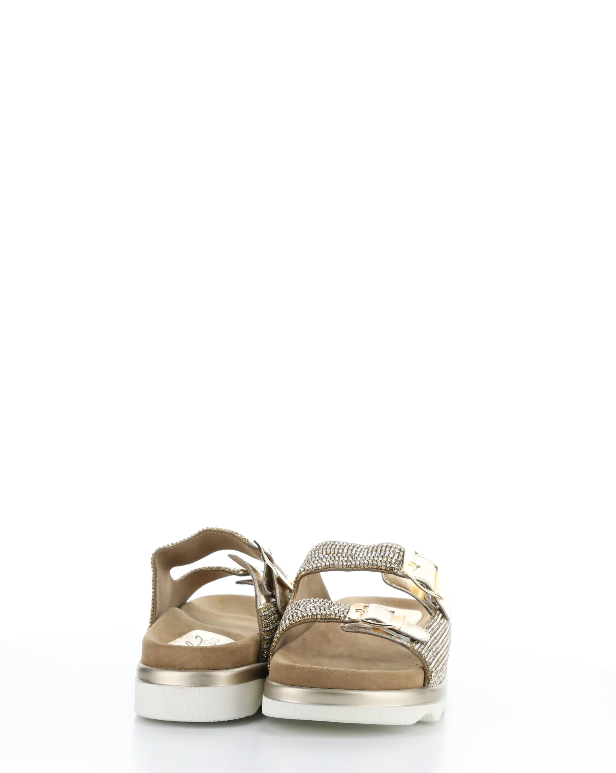 DAHNA GOLD Slip-on Sandals