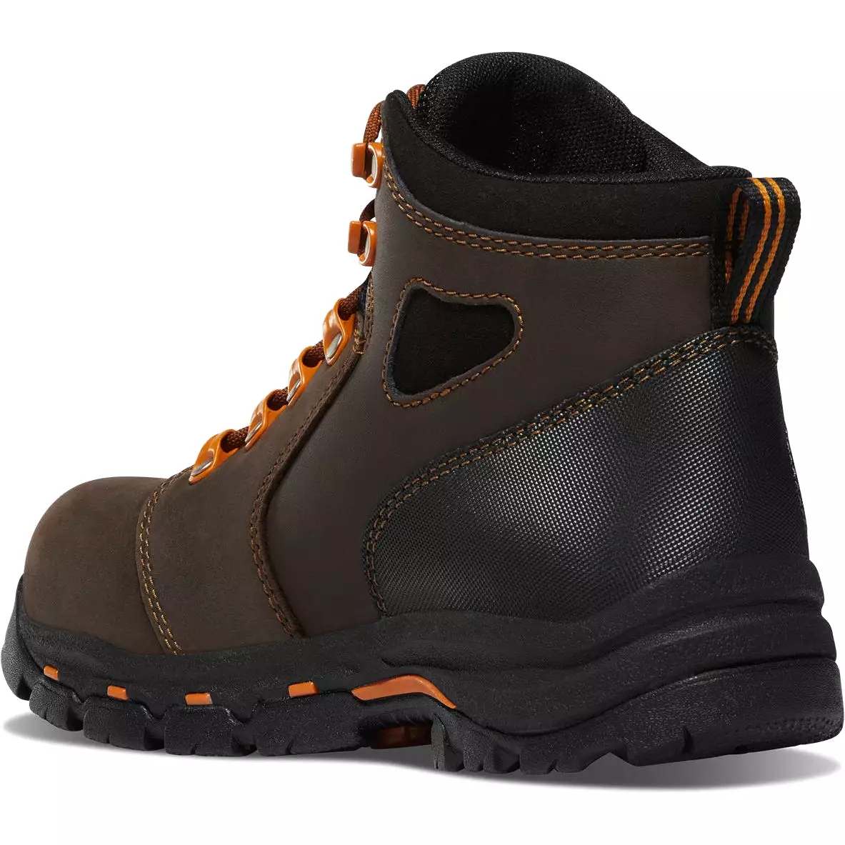 Danner Women's Vicious 4 Plain Toe WP Slip Resist Work Boot -Brown- 13883