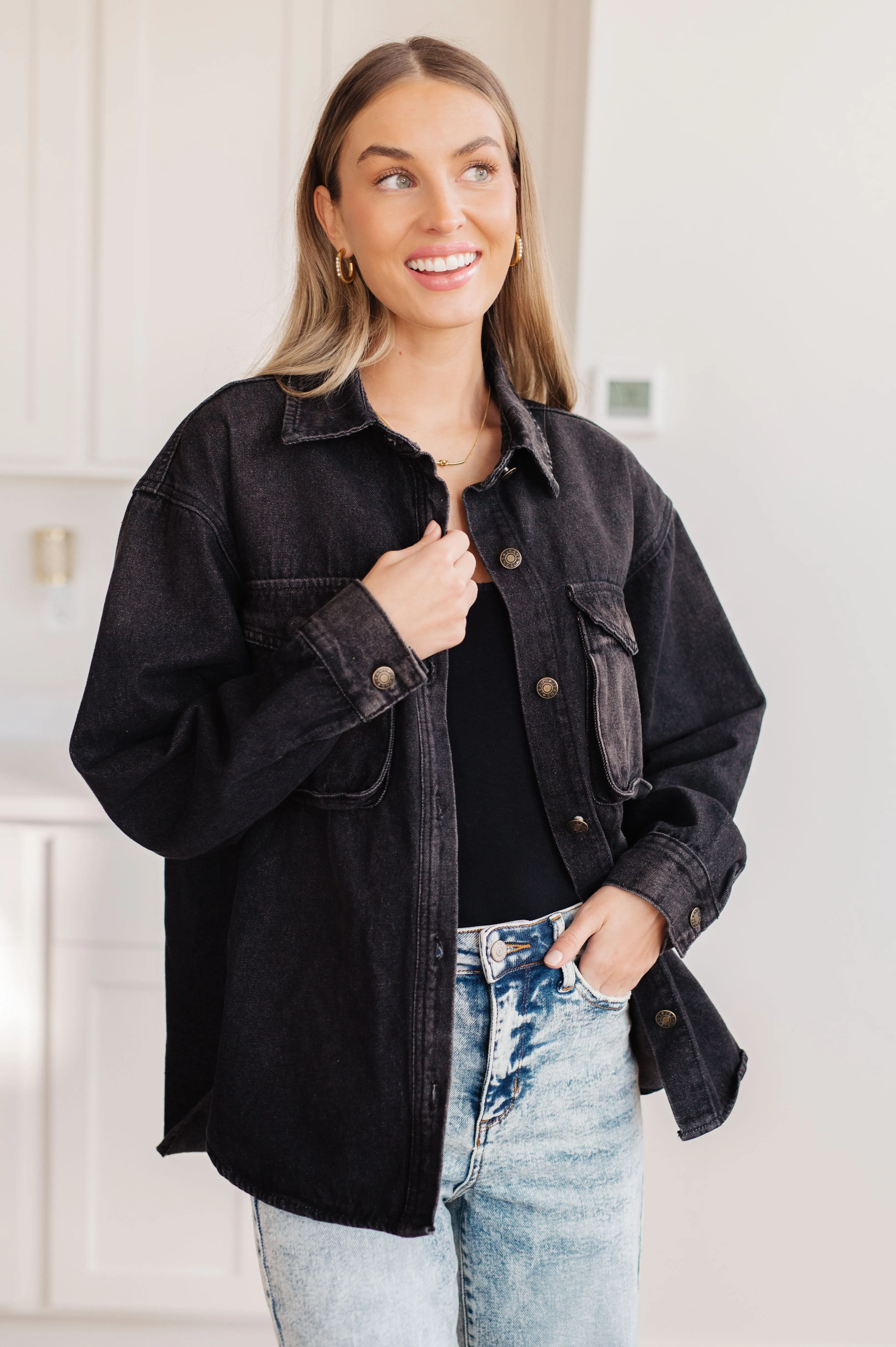 Denim Fireside Shacket