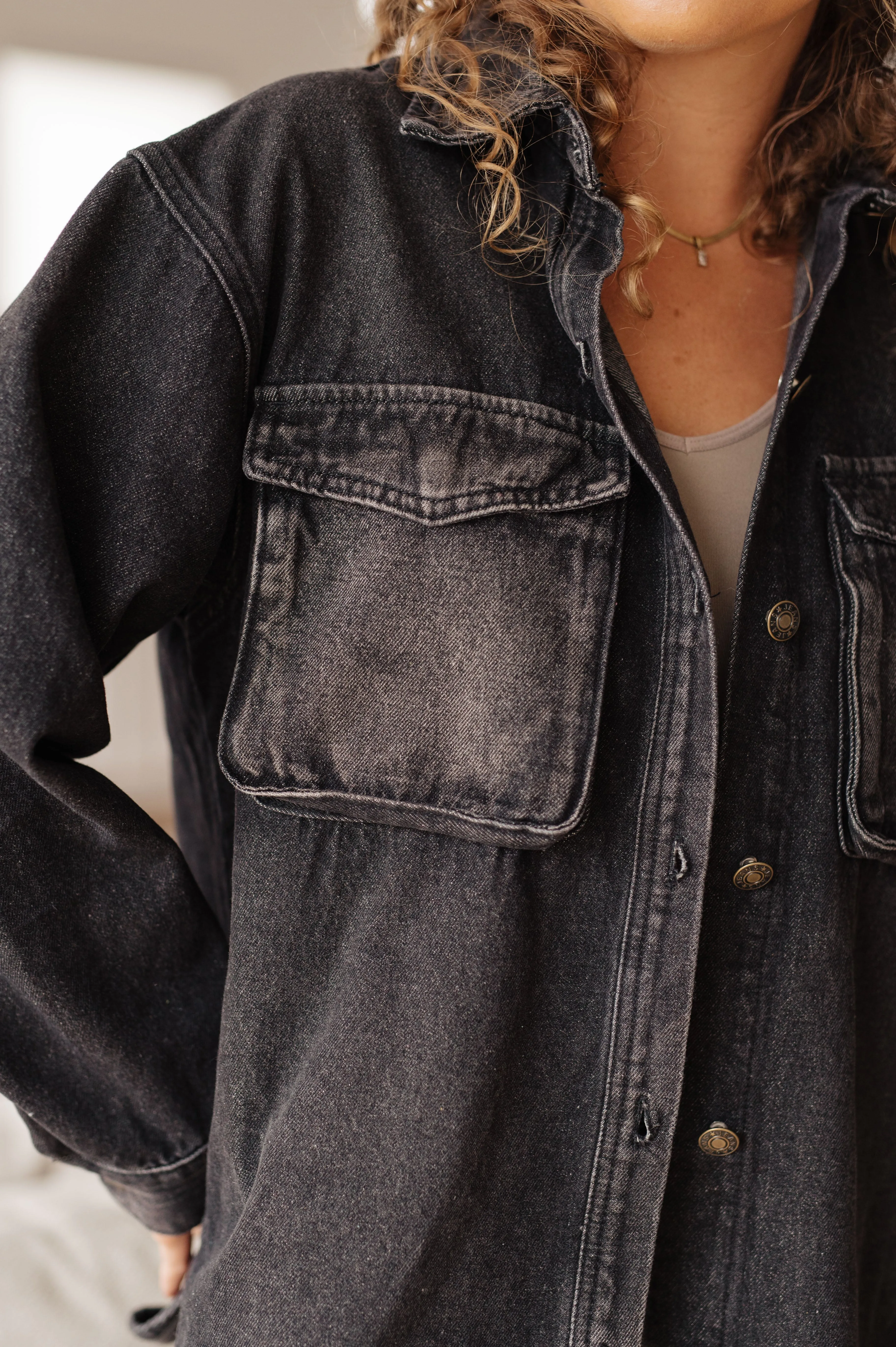 Denim Fireside Shacket