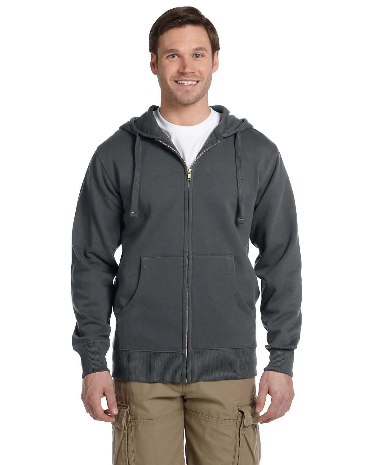 econscious 9 oz. Organic/Recycled Full-Zip Hood