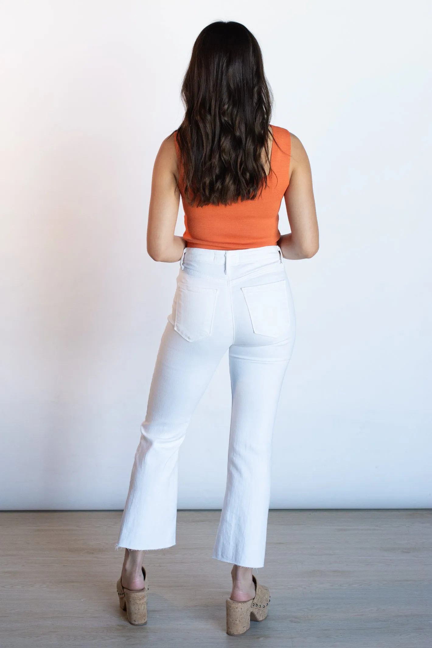 Everyday Basic Orange Tank Top