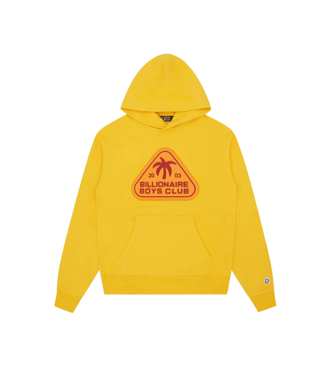 FELT PATCH POPOVER HOOD - YELLOW