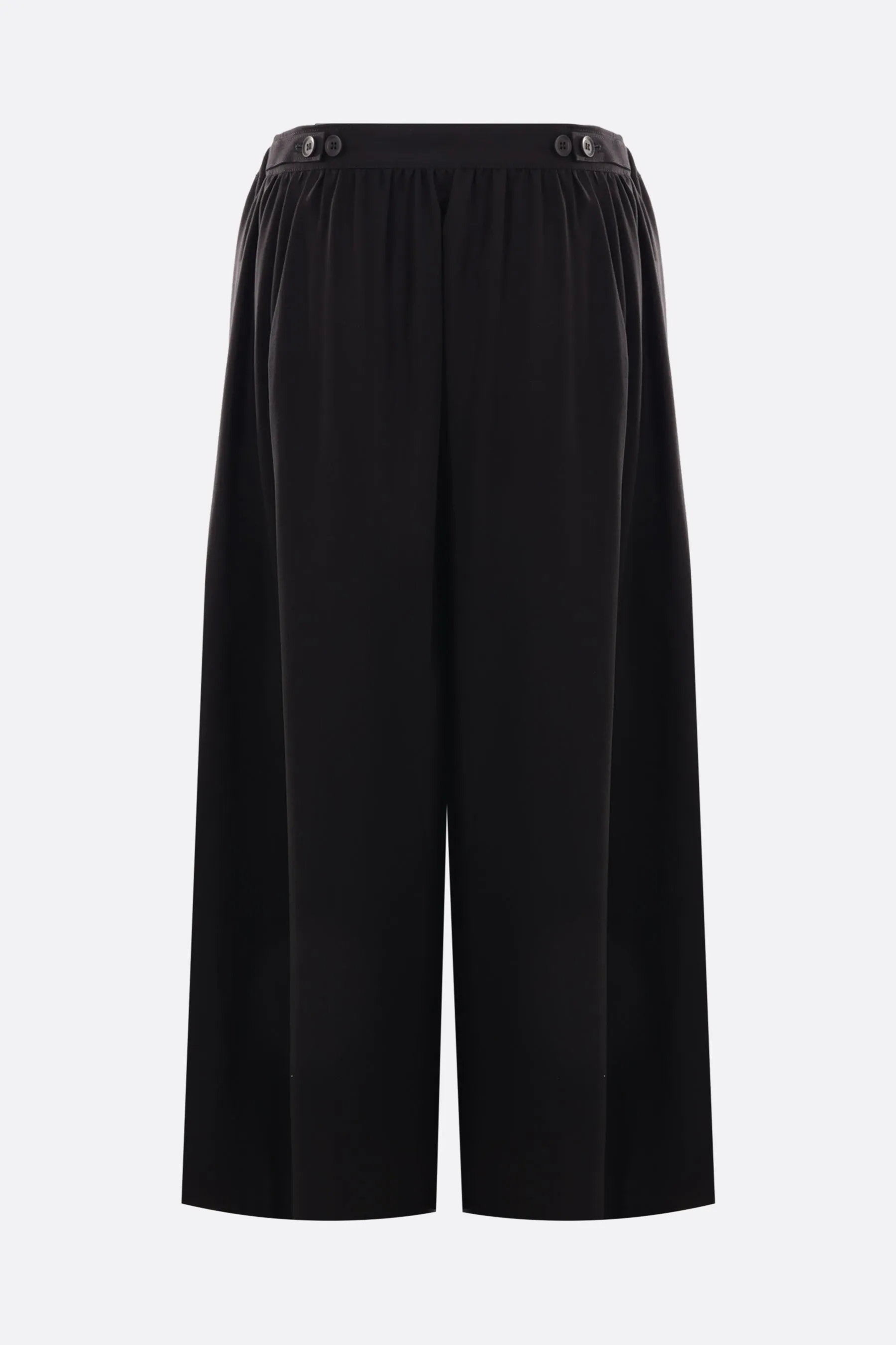 gabardine cropped skirt pants