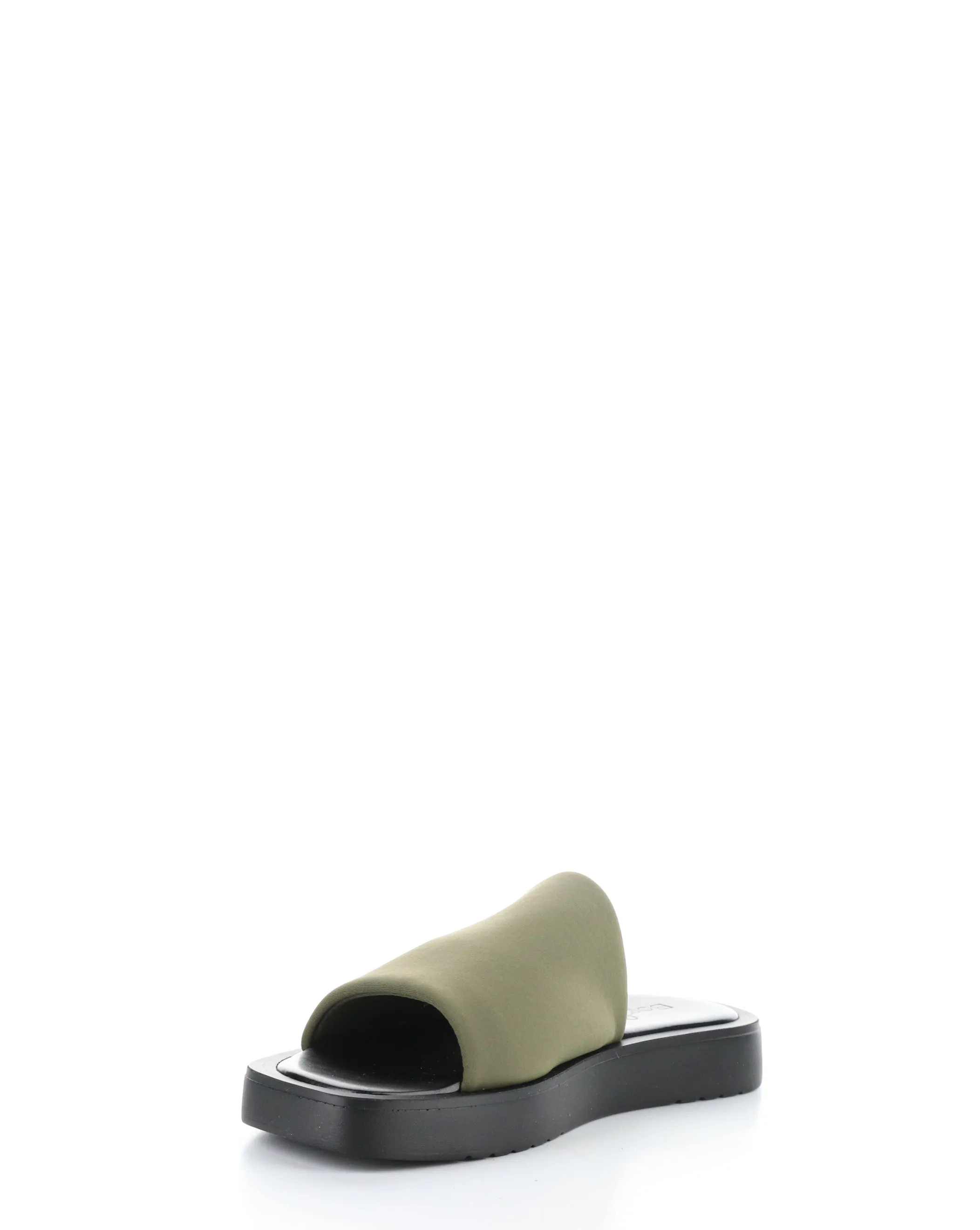 GINNY KHAKI Slip-on Sandals