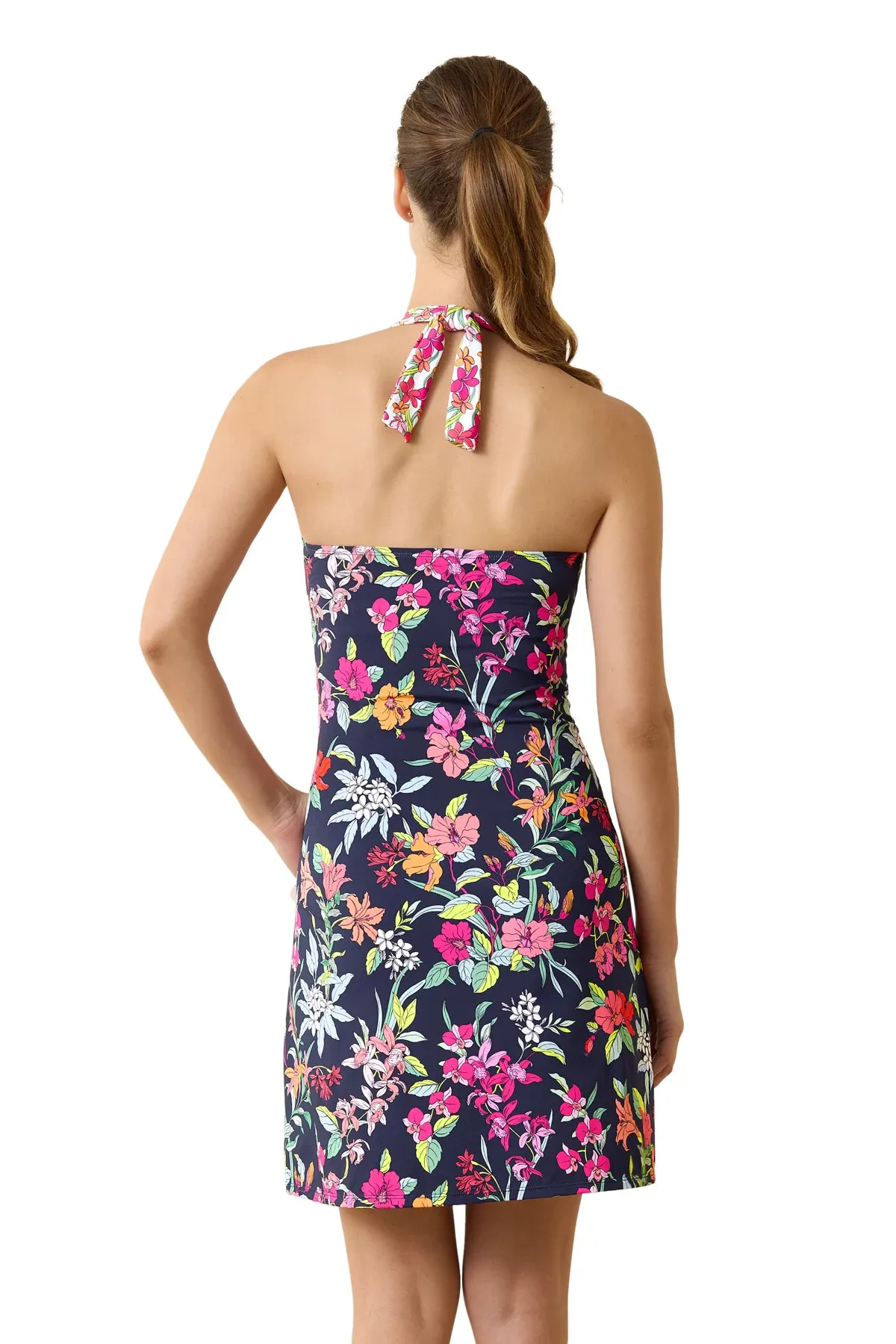 Halter Spa Midi Dress