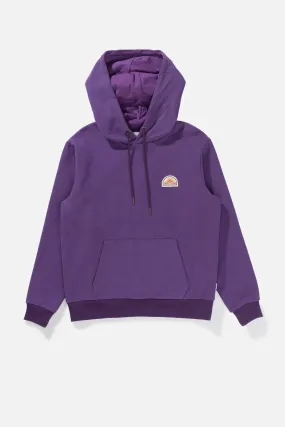 Heavyweight Fleece Hood Plum