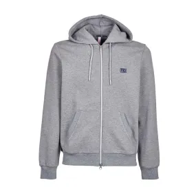 HEIRTAGE SWEATSHIRT WITH HOOD AND SIDE BANDS Man Dark Grey