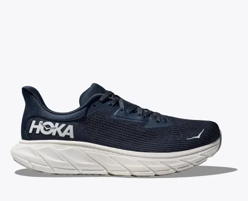 Hoka Men’s Arahi 7 Athletic Shoes-Outer Space/White