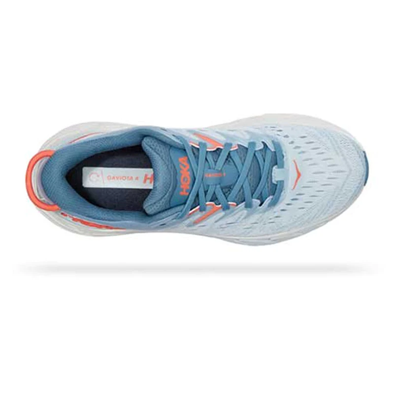 Hoka Womens Gaviota 4 Athletic Shoes- Blue Fog/ Plein Air