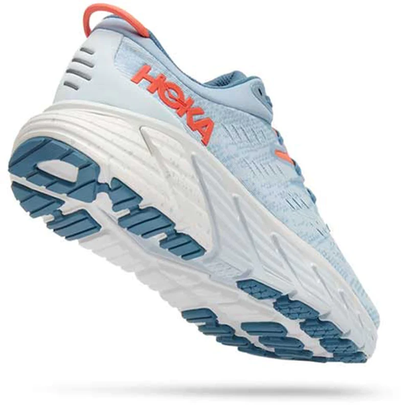 Hoka Womens Gaviota 4 Athletic Shoes- Blue Fog/ Plein Air