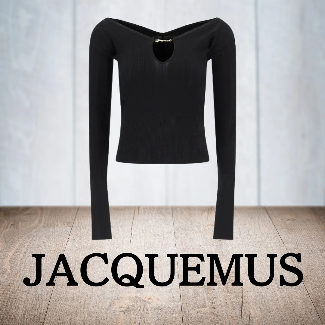 JACQUEMUS  |Casual Style Long Sleeves Plain Cropped Tops