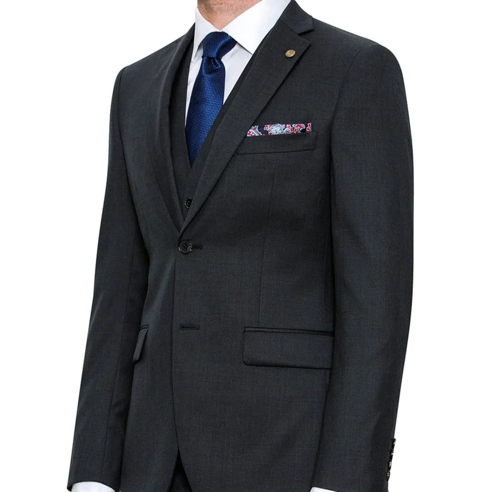 Joe Black 2Pce Charcoal Suit