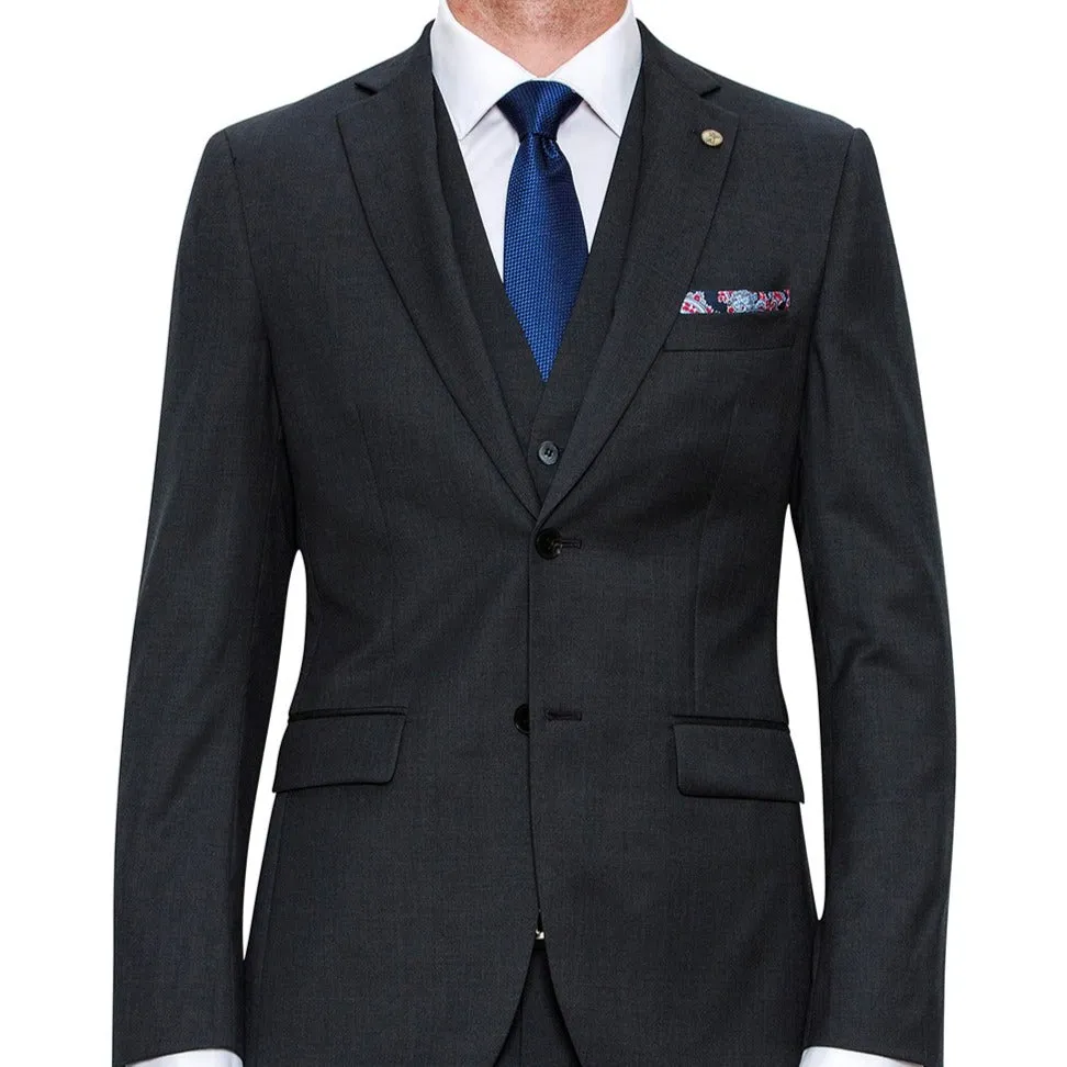 Joe Black 2Pce Charcoal Suit