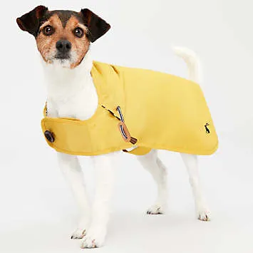 Joules Mustard Water Resistant Dog Coat | Kaleidoscope