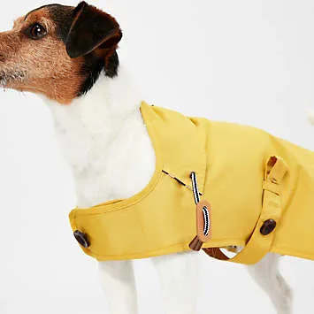 Joules Mustard Water Resistant Dog Coat | Kaleidoscope