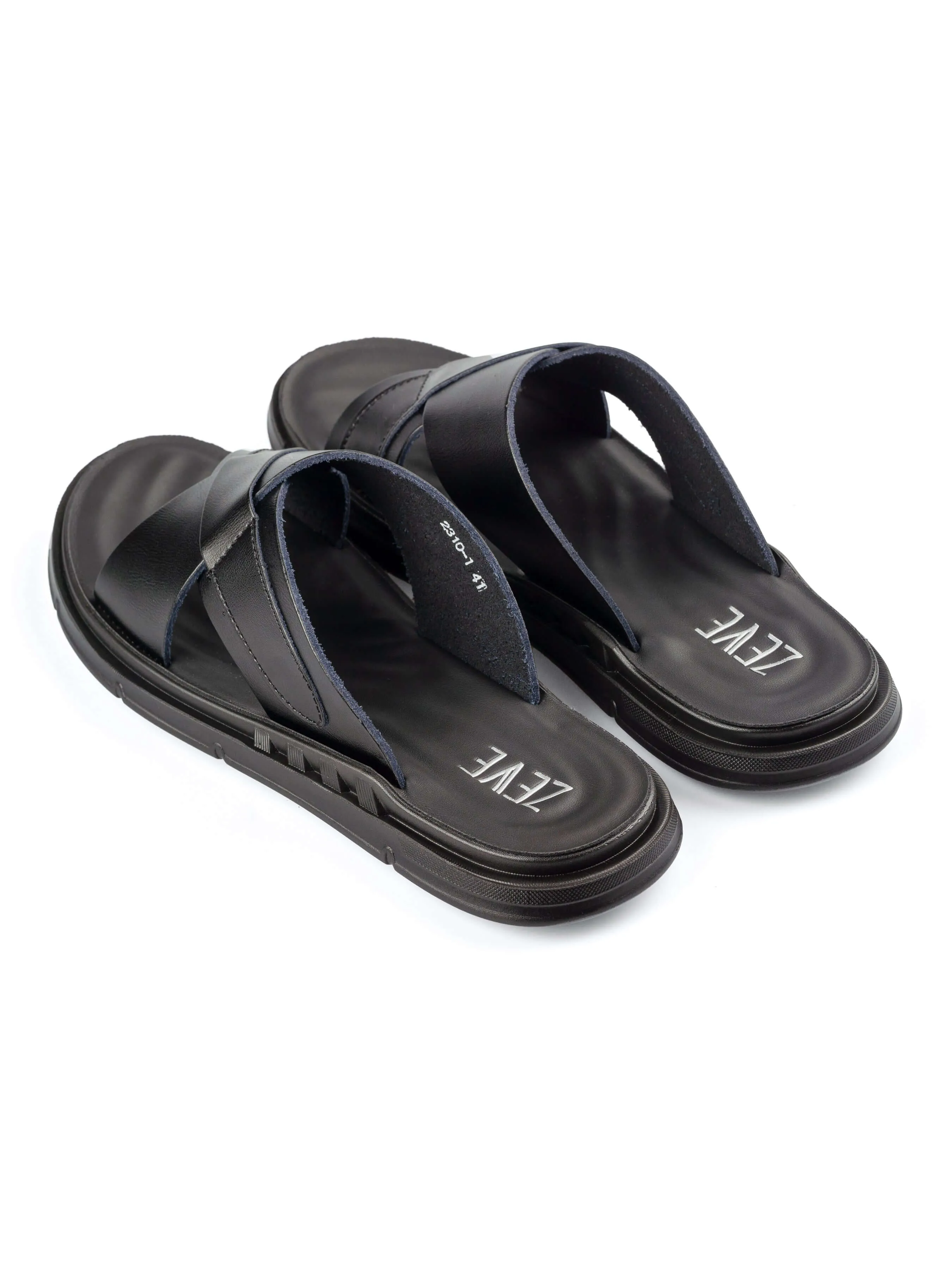 Juan Sandal - Black Leather