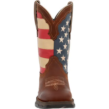 Lady Rebel by Durango® Patriotic Women's Pull-On Western Flag Boot